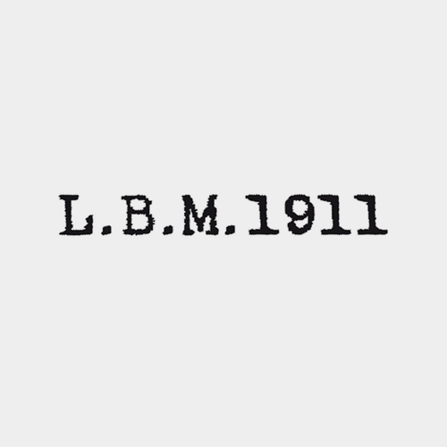 L.B.M.1911